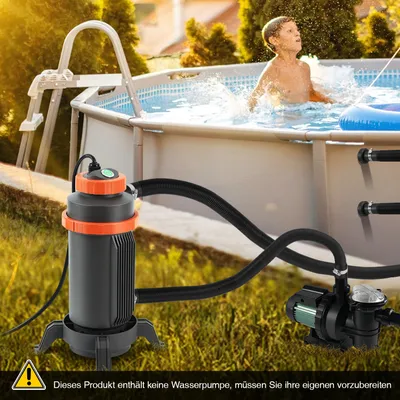 Produktbild von Hengda Poolheizung Schwimmbadheizung 3KW für Pools bis 15.000l Schwimmbad  35°C