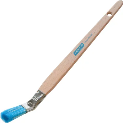 Immagine prodotto di Pennello piatto in acrilico da 20 mm, con setole curve e manico in legno