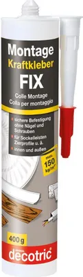 Produktbild von Decotric Montage Fix 400g Kraftkleber Dispersionsklebstoff für innen & außen