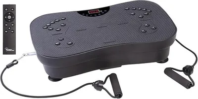 Immagine prodotto di Cyclette: Piattaforma vibrante con 180 livelli, display LED, Bluetooth e altoparlante (piattaforma vibrante per il fitness, allenamento muscolare, musica)