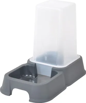 Produktbild von Spender für Futter und Wasser, 1,5 l, grau
