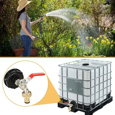 Produktbild von 3/4-Zoll-Hahn (1 Stš¹ck) fš¹r 1000-Liter-IBC-Kunststofftanks.