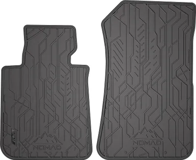 Image de Tapis de sol pour BMW Série 1 E87 2004-2011 / E88 2007-2013 Caoutchouc 2Pcs Noir
