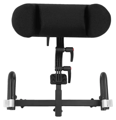 Produktbild von Rollstuhl Kopfstütze, verstellbare Höhe, ergonomisches Design, schwarz