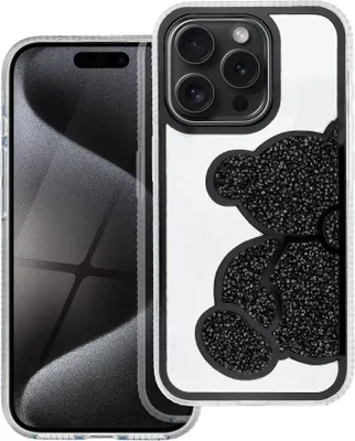 Image de TEDDY BEAR Housse de téléphone portable pour IPHONE 16 noir