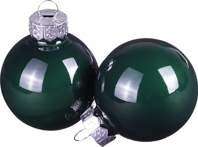 Produktbild von Grüne Mini Weihnachtskugeln Glas 3cm 22 St Christbaumschmuck, 22 Stück