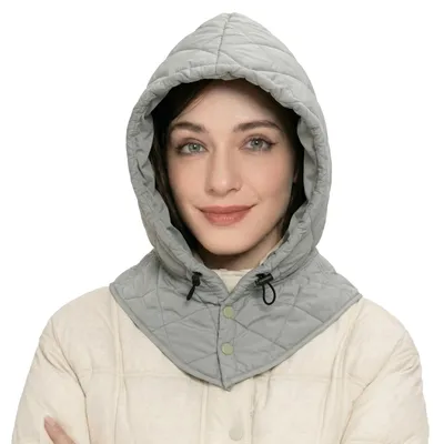 Immagine prodotto di Solidchoice - Berretto invernale antivento da donna con cappuccio e sciarpa