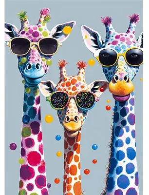 Image de Kit de peinture diamant 5D, motif girafe, artisanat DIY, peinture à faire soi-même, dimensions 30x40 cm