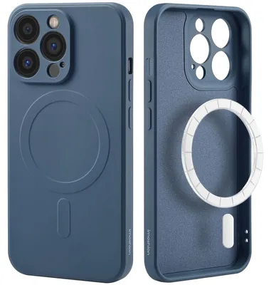 Imagen del producto de Funda de Colores con MagSafe para Apple iPhone 13 Pro - Azul oscuro