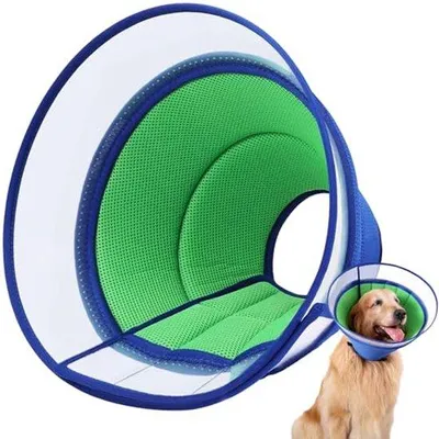 Produktbild von Famanu Kegelhalsband für Hunde und Katzen - Verstellbare Schutzkragen nach Operation