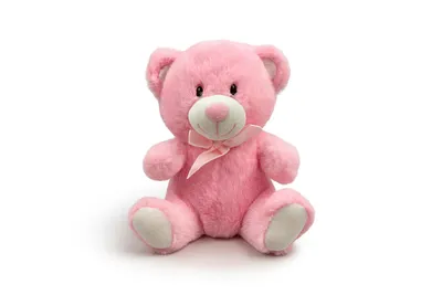Produktbild von Plüschtier Teddybär 23 cm Rosa – Weiches Kuscheltier aus Plüsch