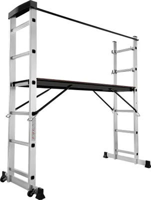 Produktbild von Viacúčelové rebríkové lešenie - strieborné