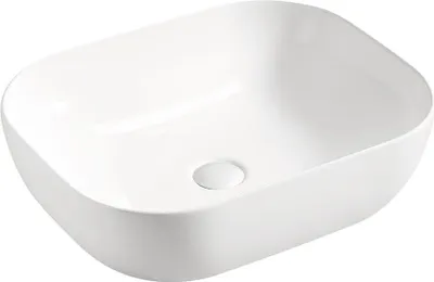 Obrázek produktu pro Keramické umyvadlo SMILE, bílá, 50 cm