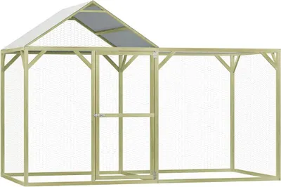 Produktbild von vidaXL Hühnerkäfig 3x1,5x2 m Kiefernholz Imprägniert