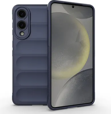 Immagine prodotto di Custodia per Samsung Galaxy S25 Edge - Cover posteriore in silicone Phonesta GripShell - Blu scuro