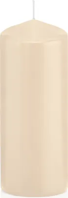 Produktbild von Wiedemann Stumpenkerzen Creme Beige Ø 60 x 185 mm, 16 Stück, 61 Brenndauer