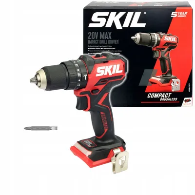 Image de SKIL 3075CA Compact Akku-Schlagbohrschrauber (20 V, bürstenloser Motor)