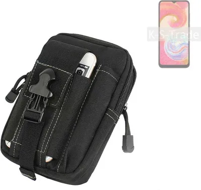 Produktbild von K-S-Trade Gürtel Tasche kompatibel mit Samsung Galaxy A04e Gürteltasche Holster Schutz Hülle Handy Hülle Smartphone outdoor Handy-Hülle schwarz