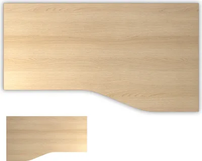 Produktbild von bümö DIY Schreibtischplatte - Größe: 180 x 100 cm, Nachbildung: Eiche