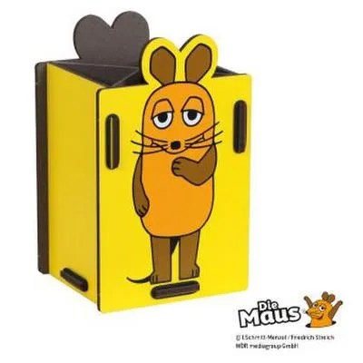 Produktbild von Werkhaus Stiftebox Maus gelb