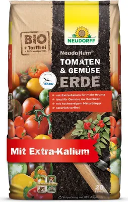 Produktbild von Neudorff NeudoHum Tomaten- & GemüseErde 20 Liter torffreieErde