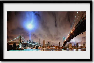 Produktbild von Bild 60x40 MDF-Rahmen Wandkunst Bridge-Architektur
