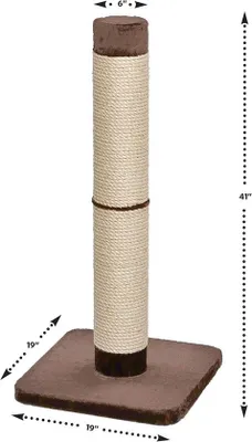 Immagine prodotto di Grande tiragraffi per gatti - Robusto - Marrone - XXL - Sisal