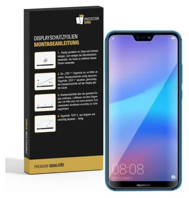 Produktbild von 6x Displayschutzfolie für Huawei P20 Lite ANTI-REFLEX Displayfolie Folie MATT