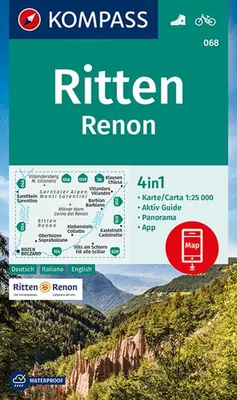 Obrázek produktu pro KOMPASS turistická mapa 068 Ritten, Renon
