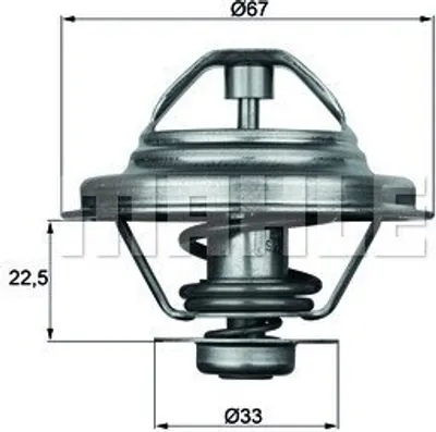 Produktbild von Behr Thermot-Tronik Thermostat, Kühlmittel  Tx 24 87D