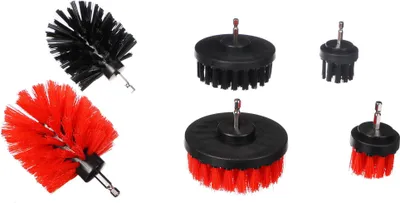 Obrázek produktu pro Sada kartáčů na vrtačku pro čištění auta CAR DETAILING DRILL BRUSH 6, 6ks SIXTOL