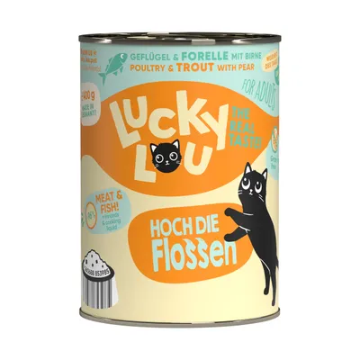 Produktbild von Lucky Lou Dose Lifestage Adult Geflügel + Forelle 400g