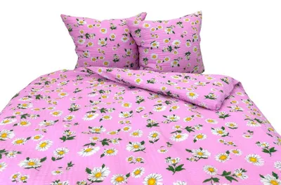 Produktbild von Bettwäsche, Waffelpiqué-Bettwäsche, bügelfrei, 100 % Baumwolle 160x200 0060-1 Rosa, Blumen