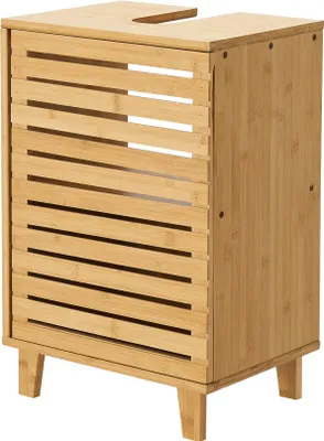 Produktbild von Waschbeckenunterschrank 'Iveland' aus Bambus 60x40x30cm