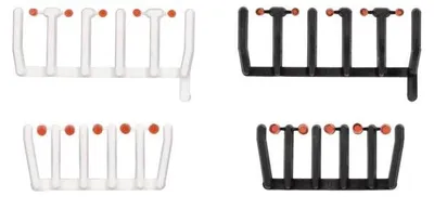 Image de Herpa Z Pièce d'accessoire 80 Feux de signalisation orange transparent 054843