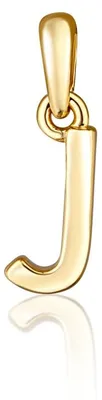 Immagine prodotto di Ciondolo minimalista con la lettera "J" placcato oro SVLP0948XH2GO0J