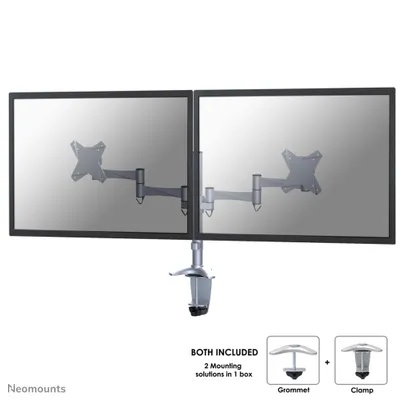 Image de Neomounts FPMA-D1330DSILVER Bras pour écran 10-27"