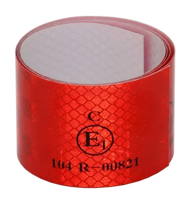 Immagine prodotto di Compass 01540 - Nastro riflettente autoadesivo 1m x 5cm rosso