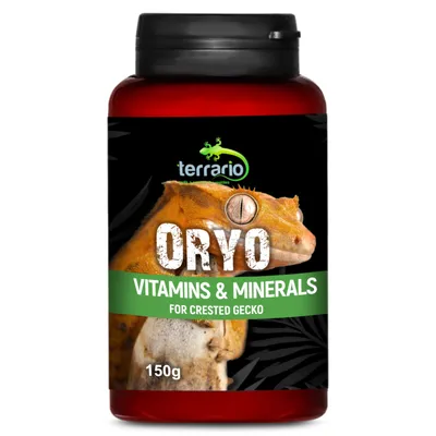 Zdjęcie produktu dla Terrario ORYO for Crested Gecko 150g - witaminy dla gekona orzęsionego Terrario