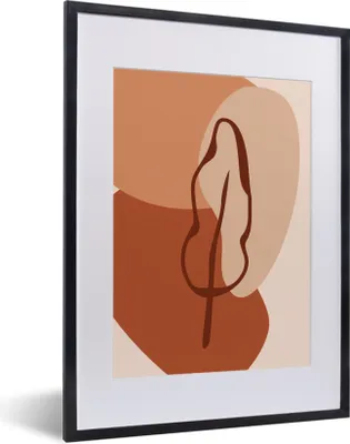 Produktbild von MuchoWow® Gerahmtes Poster Sommer - Blatt - Flecken 30x40 cm - Poster mit Schwarzem Bilderrahmen Wandposter Rahmen Foto Bilder - Wandposter Schlafzimmer