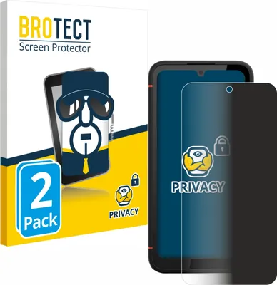 Produktbild von 2x BROTECT Sichtschutzfolie für Gigaset GX4 / GX4 Pro Anti-Spy Privacy Sichtschutz Blickschutz Folie Blaulicht-Schutz