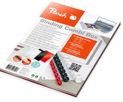 Produktbild von Plastikbindeset für 12 Dokumente (PB100-14)