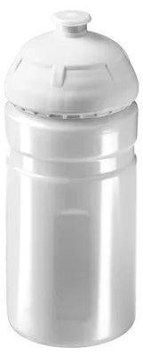 Produktbild von Trinkflasche 0,55 Liter Weiß mit Dreh-Zieh-Verschluss, weichmacherfrei & leicht zu reinigen