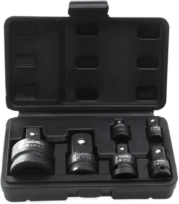 Produktbild von Kraft Adapter Schlagschrauber Nüsse 6 tlg Reduzierung 1/2" 3/4" 1/4" 3/8" Stecknuss CR-MO Kraftnuss Adapter