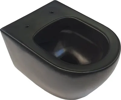 Produktbild von Aloni Design Hänge-WC Schwarz Spülrandlos