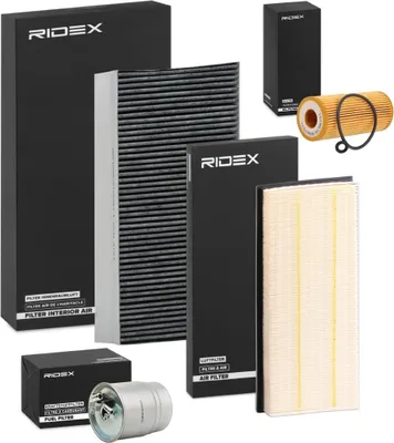 Produktbild von RIDEX Filterset Inspektionspaket Filtersatz passend für MERCEDES-BENZ A-Klasse (W169) B-Klasse (W245)