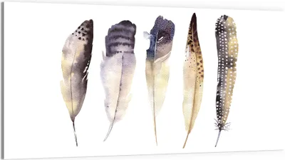 Produktbild von DEQOART Glasbild Echtglas 100x50 cm 'Freiheitsschwingen' Wandbild Bild modern Deko