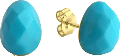 Produktbild von Jamelli Ohrringe 925/- Sterling Silber 1,2cm gelb ohne türkis 300220051J-V