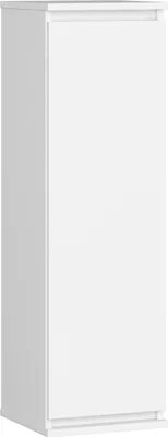 Produktbild von Hängender Schrank AKORD W30 Weiß 30 cm Tür 3 Regalen B30 x H99 x T30 cm