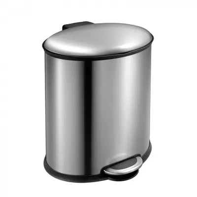 Immagine prodotto di EKO - Cestino a pedale Ellipse 20 litri - Acciaio inox Plastica - Acciaio inox opaco